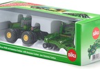SIKU Farmer - John Deere 9630 traktor s Amazone Centaur 1:87