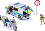 SIKU Super - Volkswagen T6 policejní dodávka s motorkou 1:50