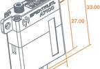 Spektrum servo A7100 8.3kg.cm 0.078s/60° úzké MT/M
