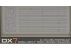 Spektrum DX7 DSM2 mód 2 pouze vysílač