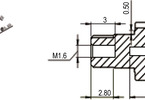 Robbe servo FS 135X HV 2.2kg.cm 0.048s/60° MG 15T