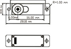 Robbe servo FS 138X HV 3.4kg.cm 0.043s/60° MG 15T