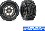 Traxxas kolo 2.2/3.0", disk dirt oval šedý, pneu Hoosier (2) (2WD zadní, 4WD)