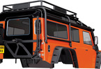 Traxxas Body, Land Rover Defender, adventure orange