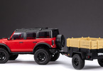 Traxxas Stake sides, utility trailer (complete set)/ spare tire mount (2)