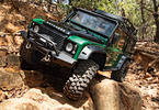 Traxxas Body, Land Rover Defender, green, complete