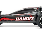 RC auto Traxxas Bandit 1:10: Celkový pohled - stříbrná verze