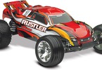 RC model auta Traxxas Rustler 1:10: Celkový pohled - červená verze