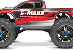 RC model auta Traxxas E-Maxx 1:8 Brushless: Pohled z boku - červená barva