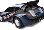 RC auto Traxxas Rally 1:10  VXL: Zadní pohled - modrá barva