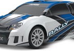 RC auto Traxxas Rally 1:18: Modrá verze