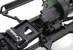 RC auto Vaterra Chevrolet Ascender: Detail centrální části šasi - lože baterie, převodovka, držák motoru