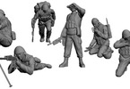 Zvezda figurky - sovětští výsadkáři Afghánistán (1:35)