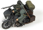 Zvezda Zuendapp K800 Motorcycle w/sidecar (1:35)