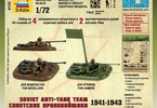 Zvezda figurky - sovětský protitankový tým (1:72)