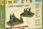 Zvezda figurky - Soviet 120mm Mortar w/Crew (1:72)