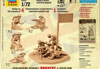 Zvezda figurky British Machine Gun with crew 1939-42 (1:72)