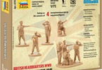Zvezda figurky - British Headquarter (1:72)