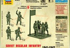 Zvezda figurky Soviet Regular Infantry 1941-42 (1:72)