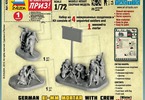 Zvezda figurky Ger. 80mm Mortar with Crew (Winter Unif.) (1:72)