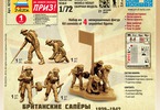 Zvezda figurky British Engineers (1:72)