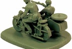 Zvezda figurky - Soviet M-72 Sidecar Motorcycle w/Crew (1:72)