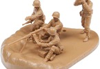 Zvezda figurky - US Browning M2 s vojáky (1:72)