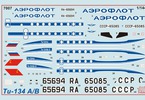 Zvezda Tupolev Tu-134B (1:144)