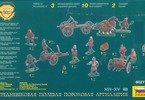 Zvezda figurky Medieval Powder Artillery (1:72)