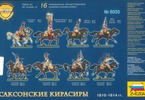 Zvezda figurky - Saxon Cuirassiers 1810-1814 (1:72)