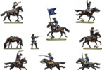 Zvezda figures - Swedish Dragoons (1:72)