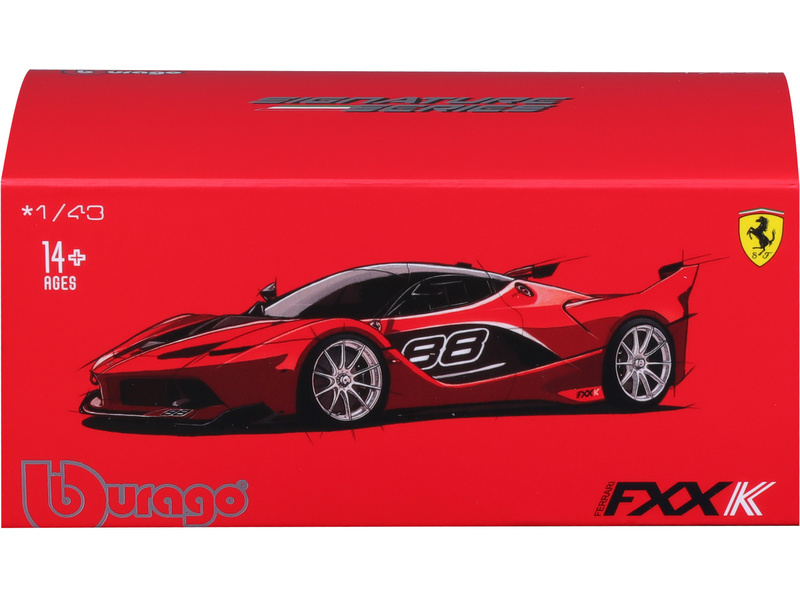 Bburago Signature Ferrari FXX K 1:43 88 červená BB18-36906nr88