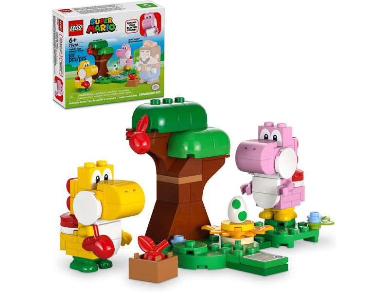 LEGO Super Mario - Yoshi a fantastický vajíčkový les - rozširujúci set LEGO71428