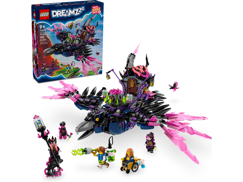 LEGO DREAMZzz - Nikdyčarodejnica a jej Polnočný krkavec LEGO71478