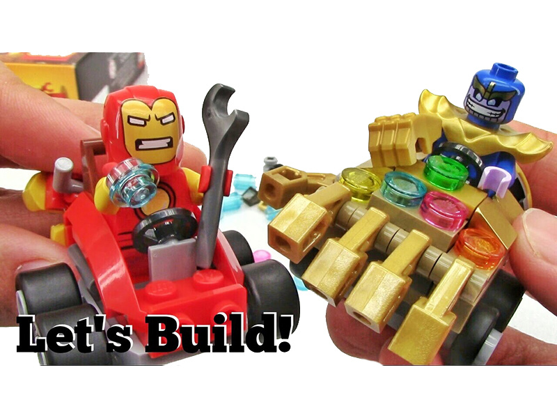 lego thanos iron man
