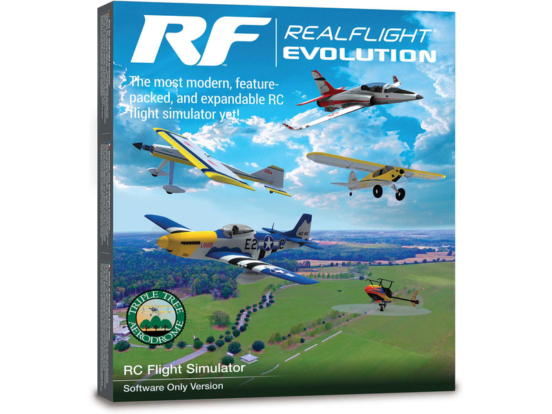 RealFlight Evolution RC letecký simulátor, ovládač InterLink DX