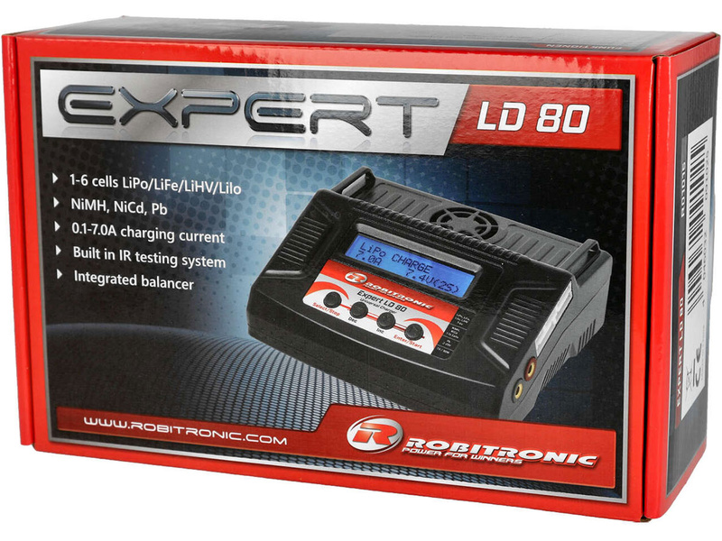 Robitronic nabíječ Expert LD 80 80W AC/DC