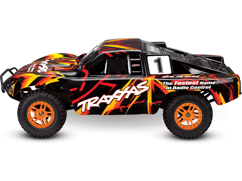 1:10 Traxxas Slash 4WD TQ RTR (oranžový)