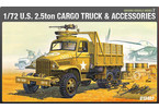 Academy US Cargotruck with Accessory (1:72)
