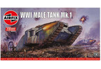 Airfix WWI Male Tank Mk.I (1:76) (Vintage)