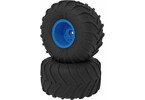 Arrma dBoots Chevron MT Tire Set, Glued, Blue