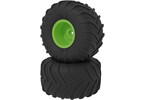 Arrma dBoots Chevron MT Tire Set, Glued, Green