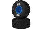 Arrma dBoots Cut Chevron Mounted Tire Set Glued, Blue