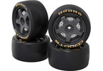 Arrma kolo s pneu dBoots Hoons 28/055 1.65 Gold, 5paprskové, Hex 12mm (4)