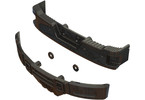 Arrma Bumper Set, Black Chrome