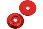 Arrma Wing Button Aluminum Red (2)