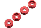 Arrma Nut Front Hub Aluminum Red (4)