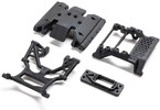 Axial držák serva, ližina, příčník: SCX10 III HP