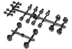 Axial Molded Shock Parts Set: PRO