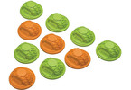 Axial kotouče pro vytýčení tratě zelená/oranžová (10)
